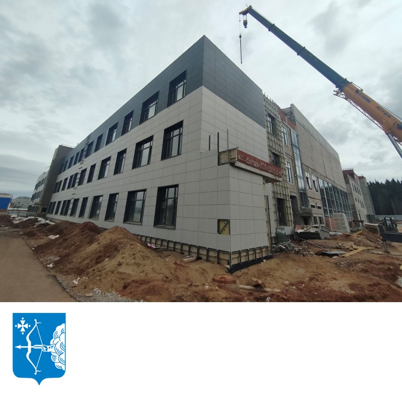 В новой школе в Зубаревском лесу в Кирове монтируют систему отопления