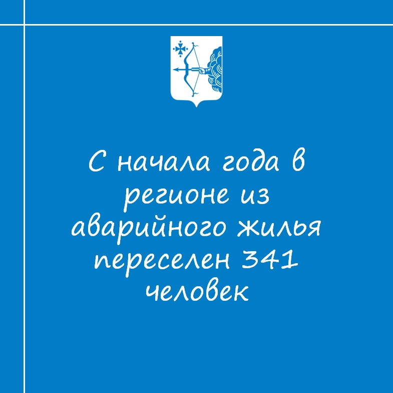 В регионе из аварийного жилья переселен 341 человек