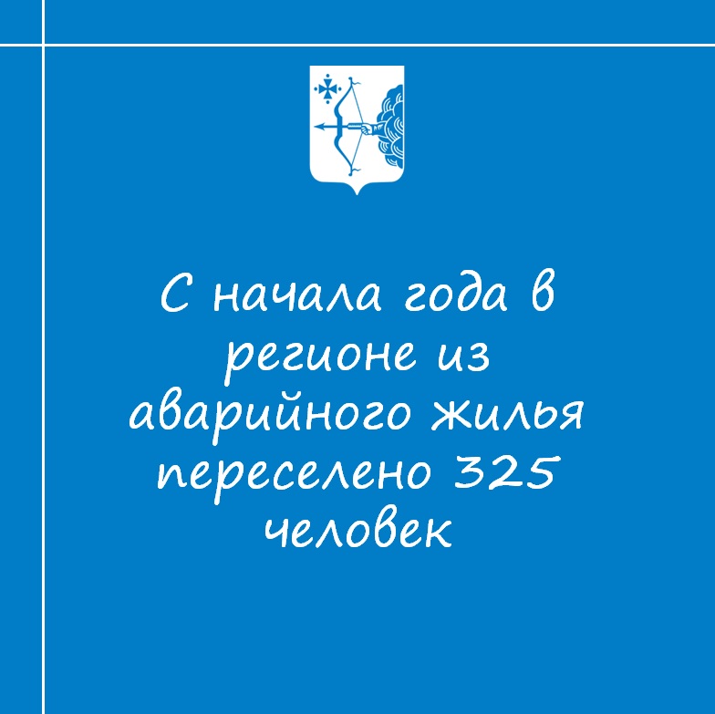 С начала года в регионе из аварийного жилья переселено 325 человек